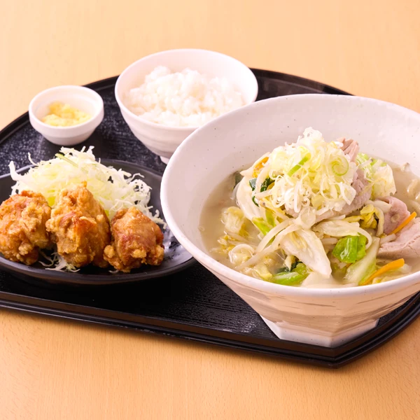 タンメンからあげセット